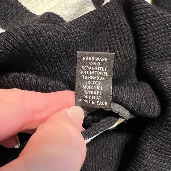 INC International Concepts (NWT) Striped Cowl Neck Sweater Size Large - Picture 6 of 8